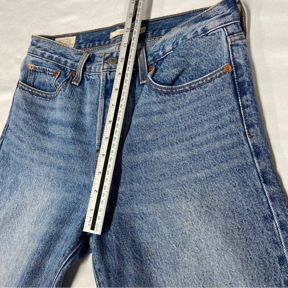 Levi’s Wedgie Straight Leg Ankle Denim Jean 27W 27L Medium Wash Flawless - Picture 7 of 16